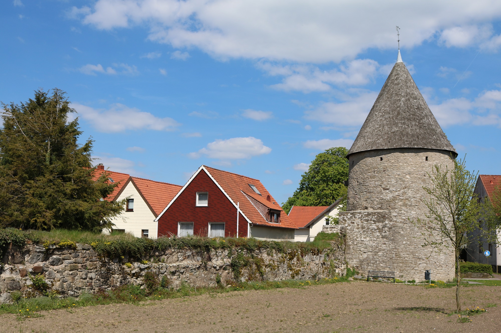 Der Eulenturm, der einzige erhaltene Turm der Hornschen Stadtbefestigung @G. Apel.