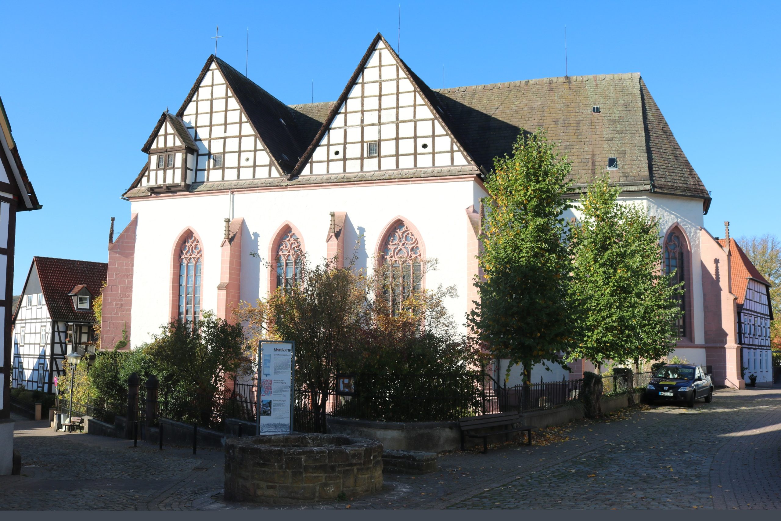 Die Wallfahrtskirche in Blomberg, die heute als Stadtkirche dient @ G. Apel.