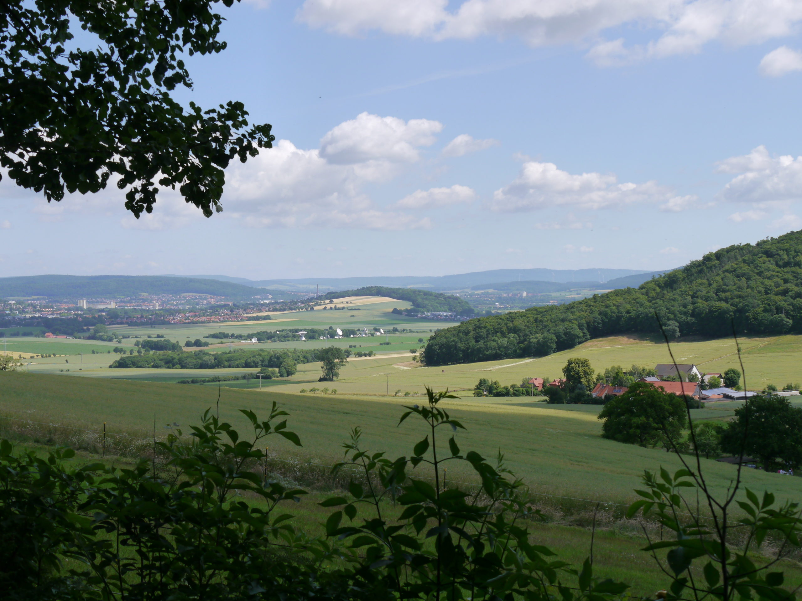 Blick auf Aerzen Schwarze Bruch @ Touristikzentrum Westliches. Weserbergland